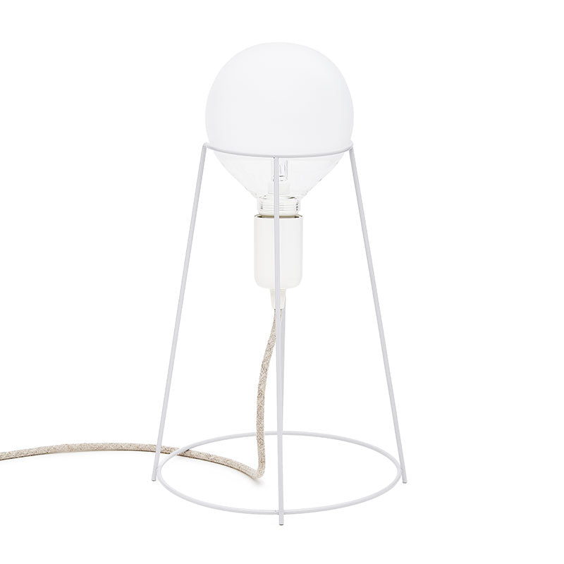 Agraffé Table Lamp - White