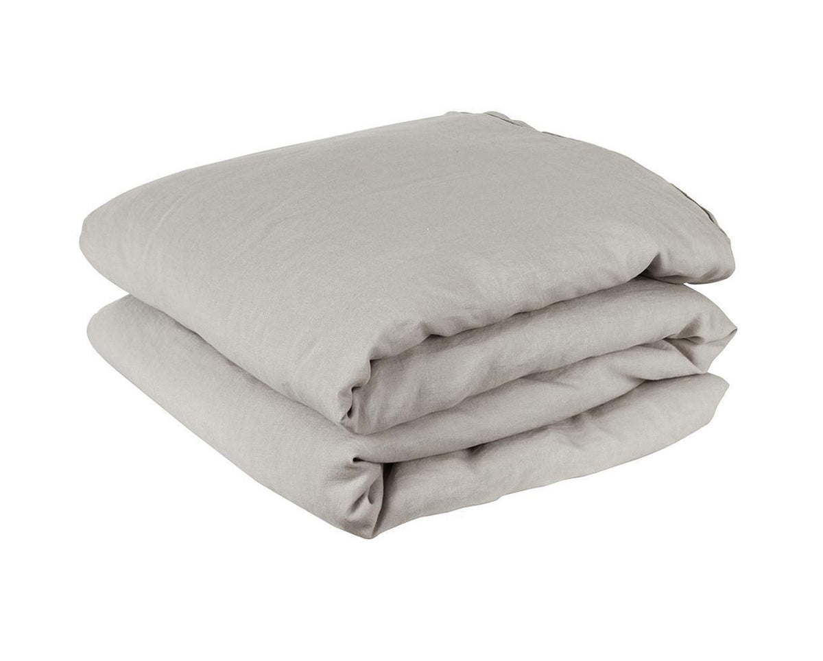 Organic Hemp Sheets Pearl Grey Beans and Jazz