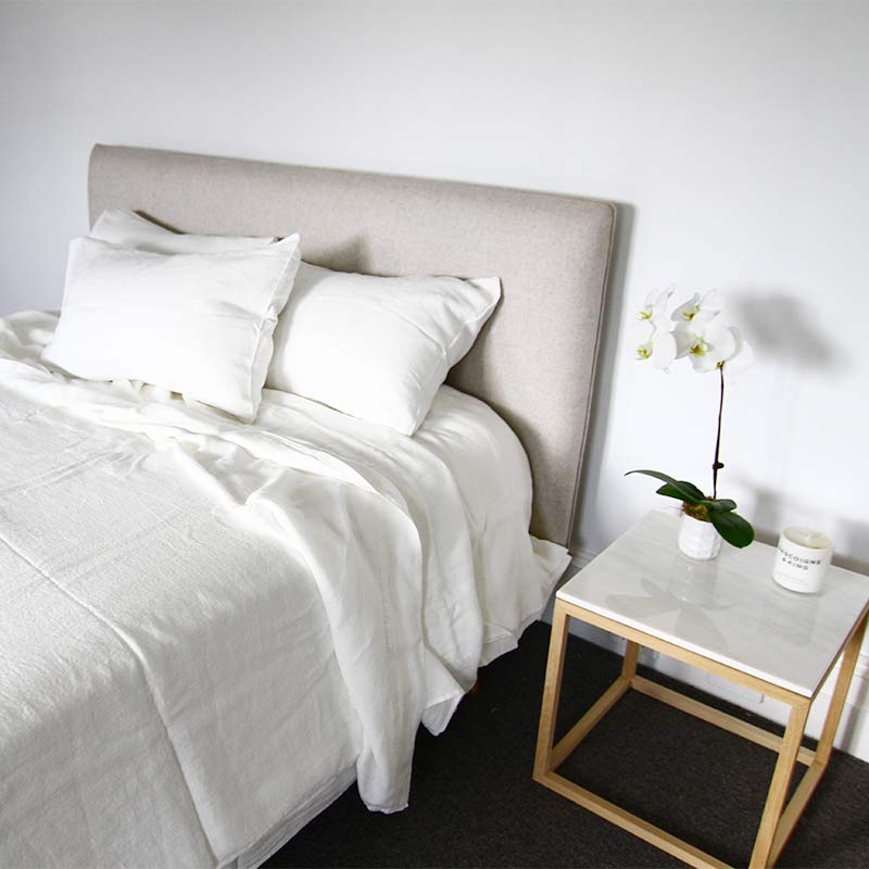Organic Hemp Sheets White
