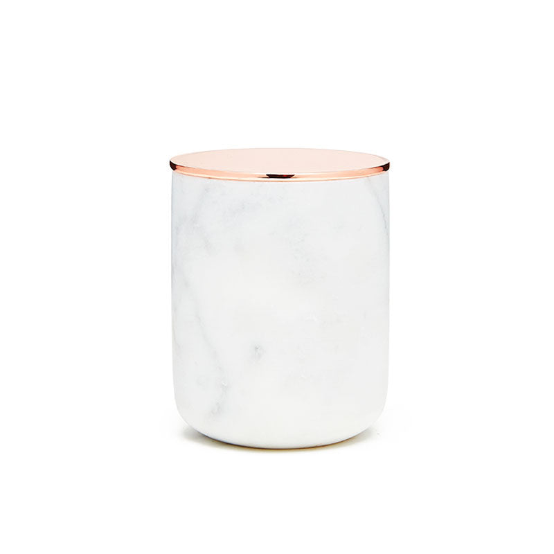 White Marble Candle