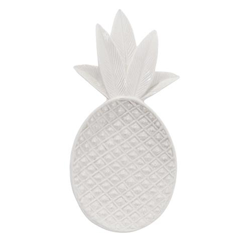Decorative-Pineapple-Tray-White