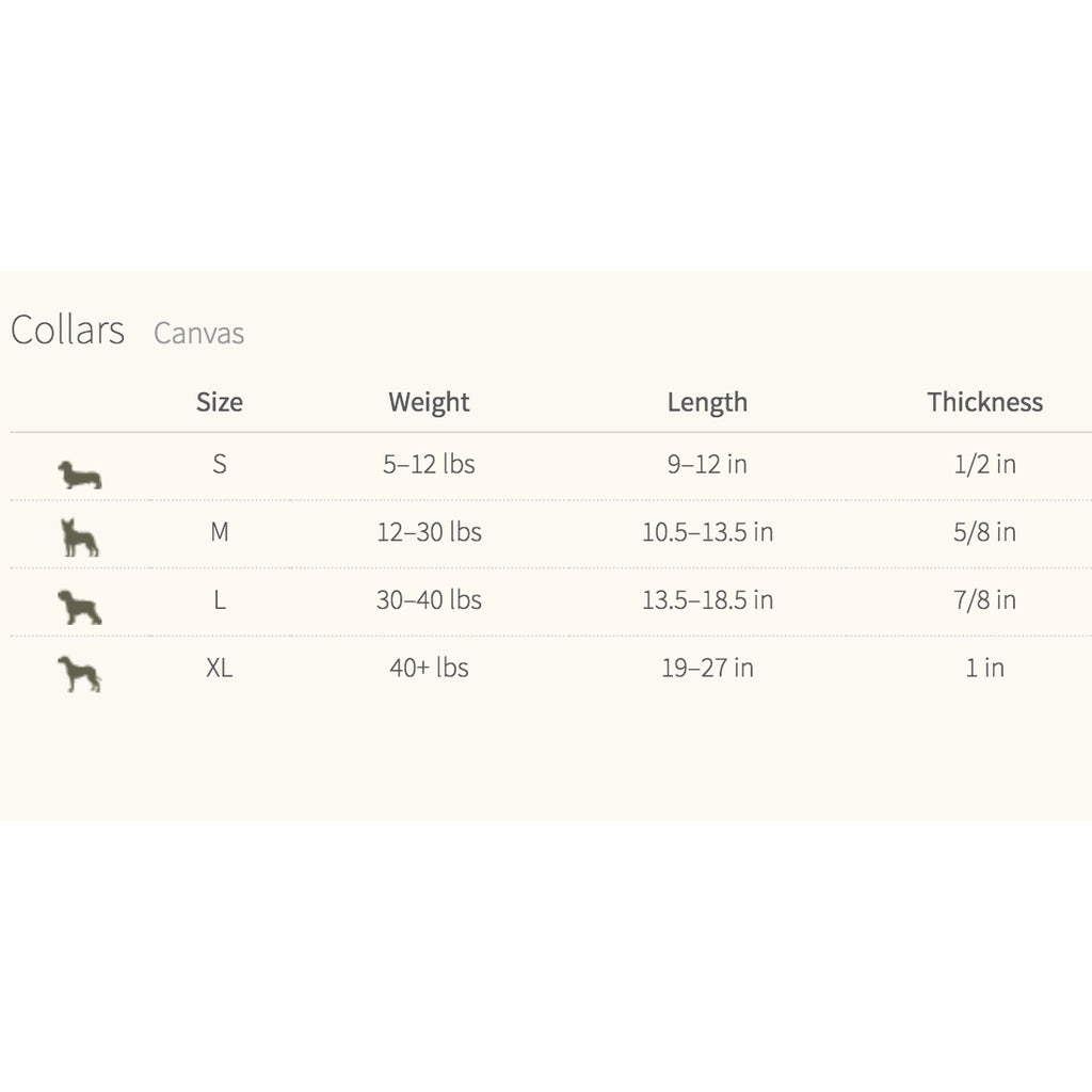 Found-My-Animal-Canvas-Collar-Size-Chart