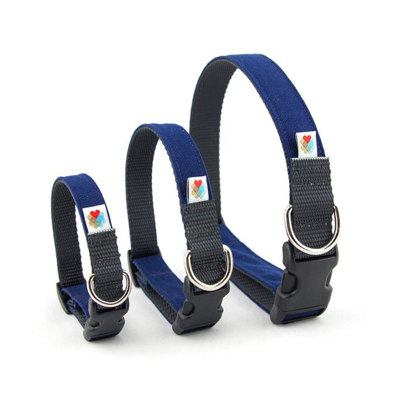 Funston-Dog-Collar-Wildebeest-Navy-3