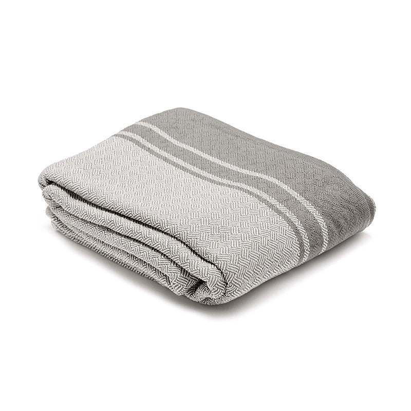 Mungo-Quill-Cotton-Throw-Grey