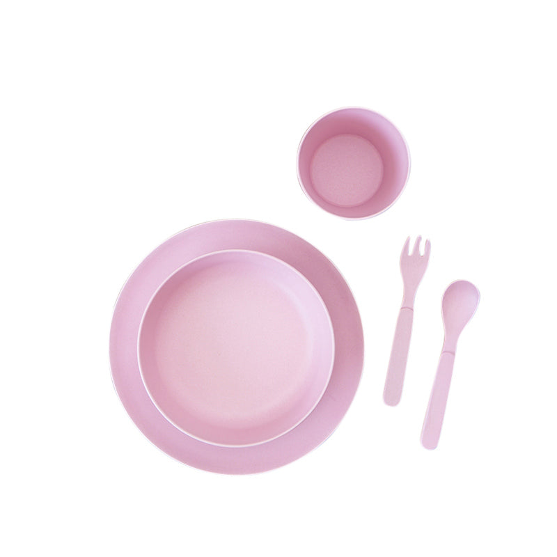 Pink-Kids-Bamboo-Dinner-Set-2