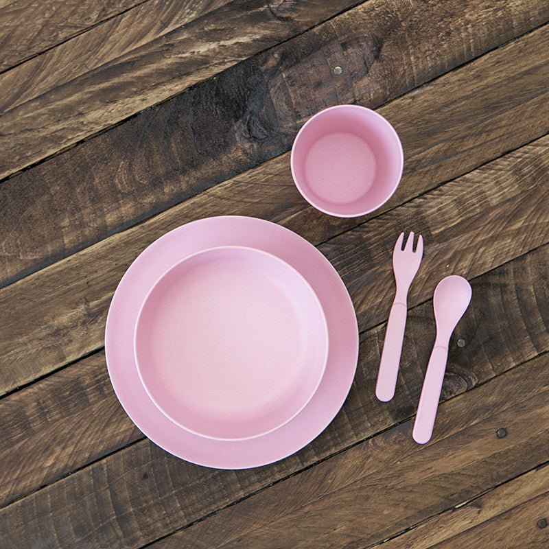 Pink-Kids-Bamboo-Dinner-Set-3