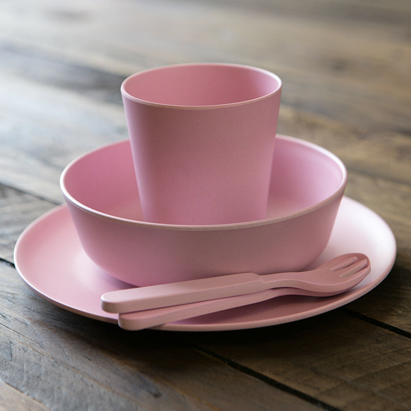 Pink-Kids-Bamboo-Dinner-Set-4