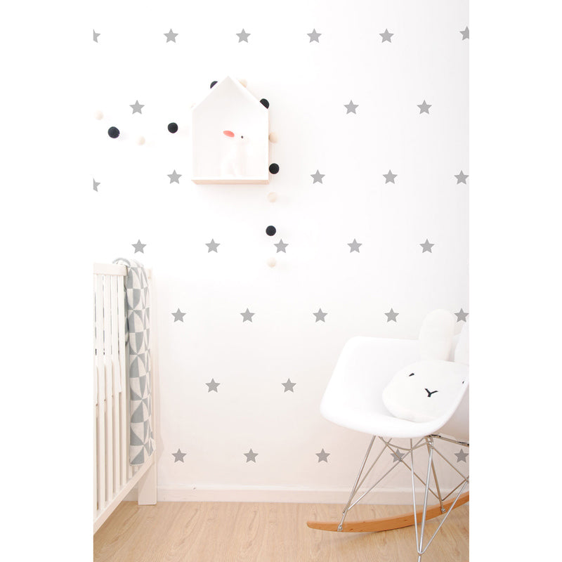 Wall-Vinyls-Grey-Stars
