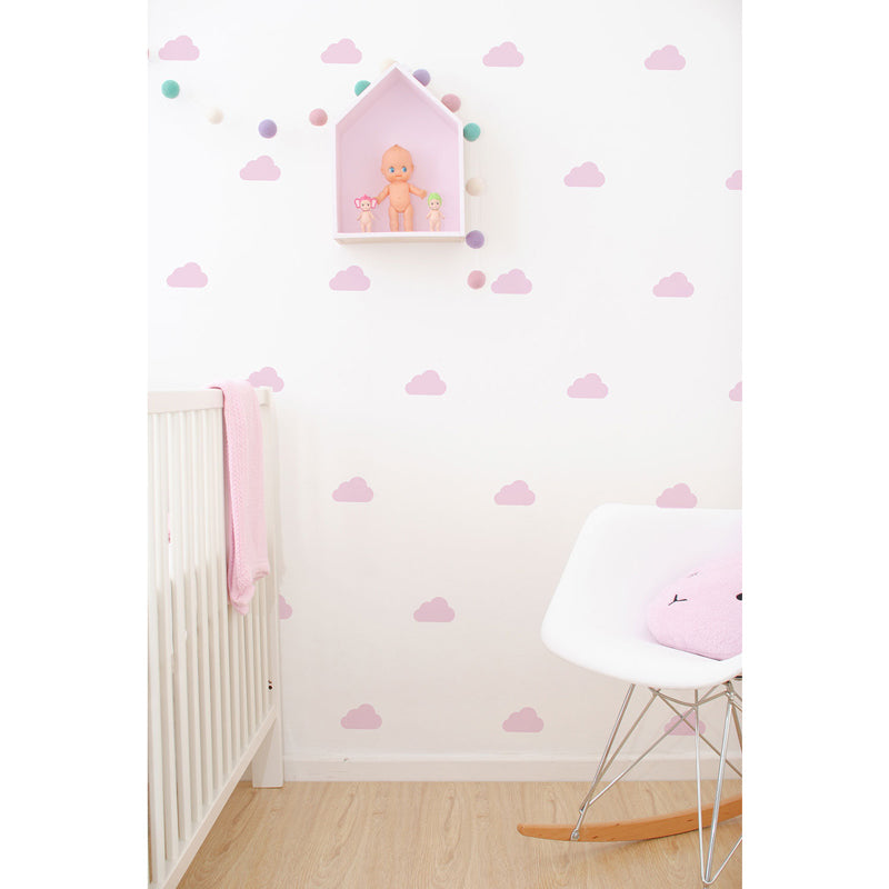 Wall-Vinyls-Pink-Clouds