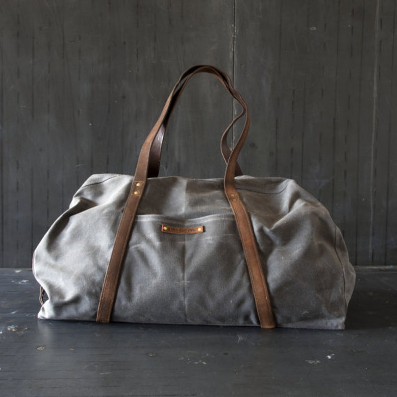 Gray on sale weekender bag
