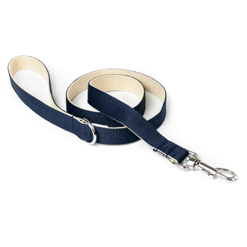 two-tone-cotton-dog-lead-navy-camel