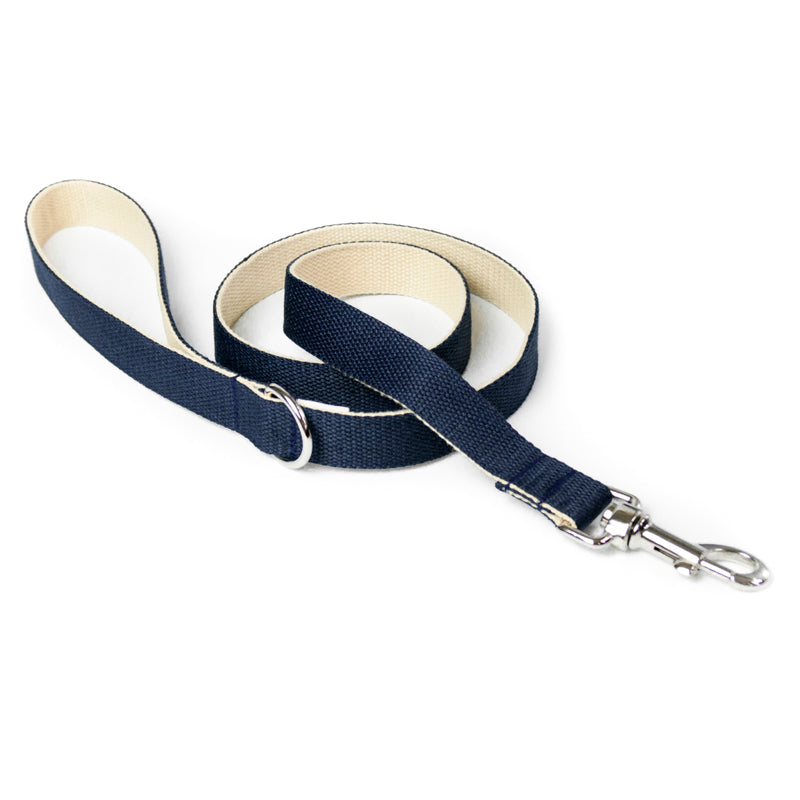 two-tone-cotton-dog-lead-navy-camel