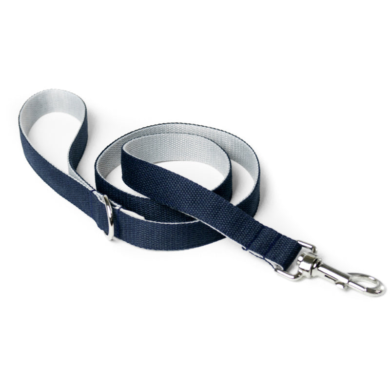 two-tone-cotton-dog-lead-navy-grey