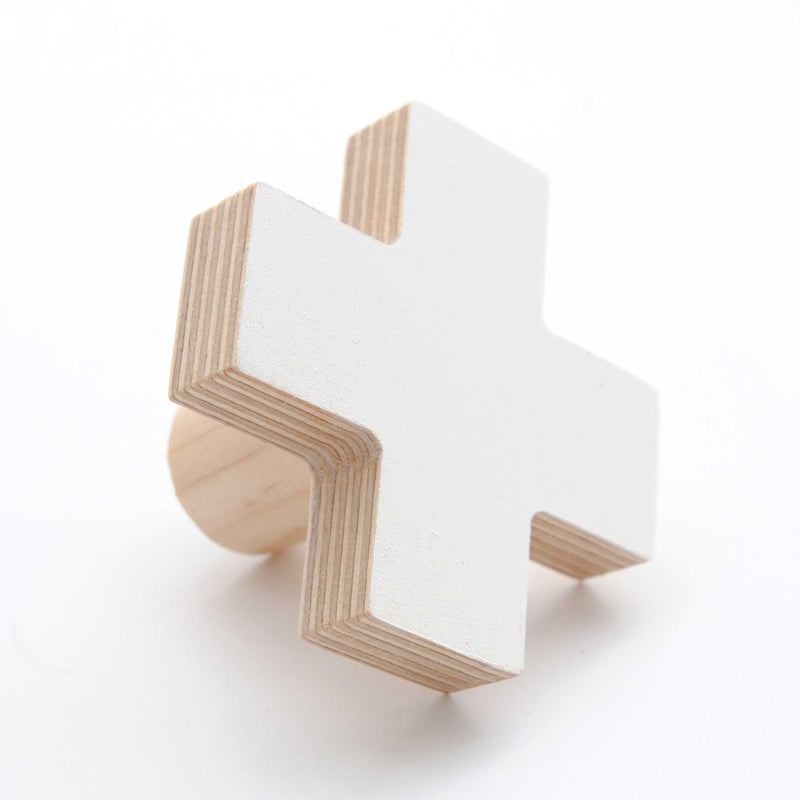 white-cross-wall-hook